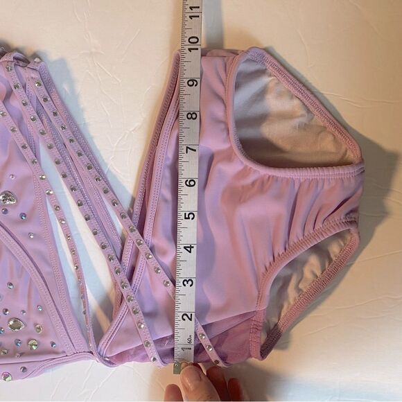 LA dance designs Solo dance custom lavender purple costume AMBITION leotard MC - Picture 13 of 15